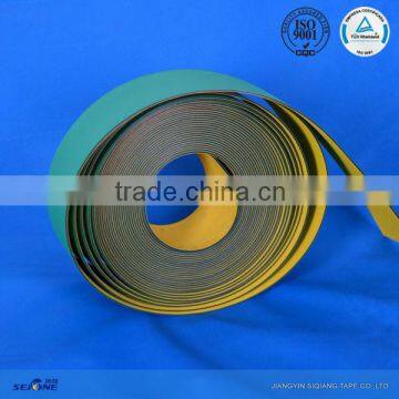2.5MM Yellow/green Rubber Flat Transmission Belt High Energy Saving and Antistatic Blet