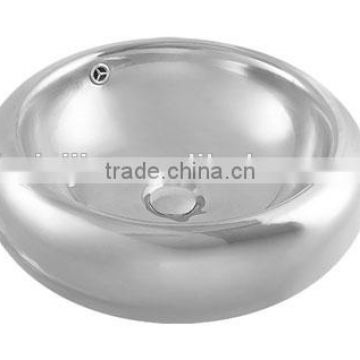 Bathroom silver color basin/counter top basin (BSJ-A8352 silver )