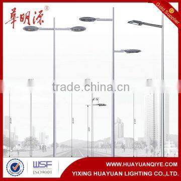 used steel sreet light poles with single and dual arms