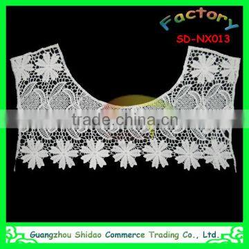 White milk silk high quality crochet embroidery neck lace decoration neck trim collar DIY necklace collar