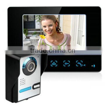 Rain-proof 7 Inch Touch Screen Adjustable Lens Video Doorphone PY-811MF11DVR