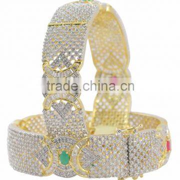 Indian Traditional Fashion Bridal Gold Plated Bangles / Bracelet