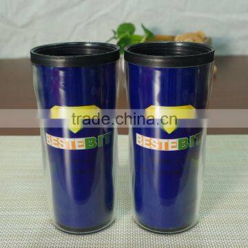 13oz China manufacturer double wall plastic color changing magic travel mugs