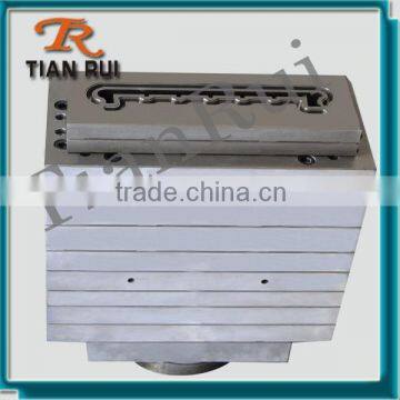 China custom PE solid gate plate extrusion die