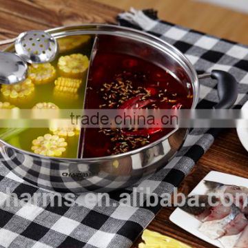 2015 Charms food warmer hot stainless steel pot& High Quality Charms buffet chafing dish& non-stick induction cookware cooker