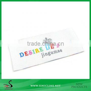 Sinicline Custom Printed Satin Wash Care Garment Label