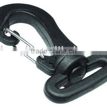 Plastic swivel metal spring clip snap dog hook (HL-B009)