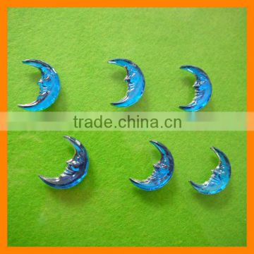 Vivid Acrylic Shining Christmas Moon Decoration