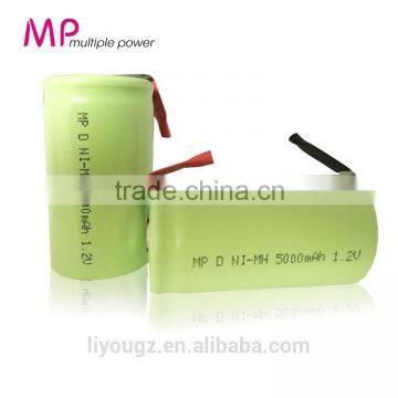 Newest !!! Hight Quality Hot Selling MP NI-MH 5000mAh 1.2v Car Batteries Battery Manufacturer In China