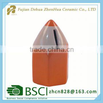 Crayon Shape Ceramic Custom Money Saving Box photo-2