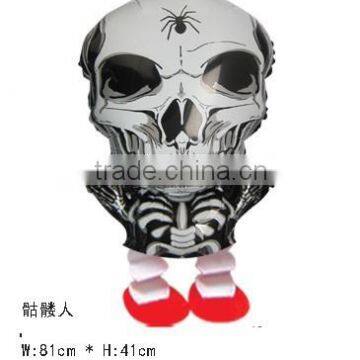 Hot sale skeleton man walking pet balloon,animal shape air walking pet balloon, Helium pet balloon for party/Child Gift