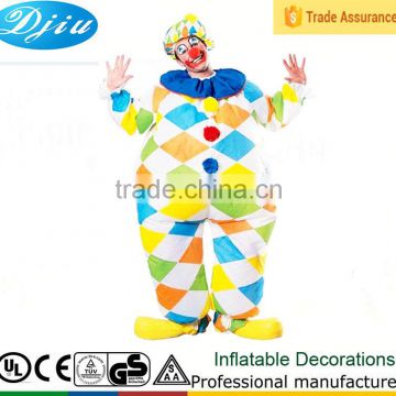 DJ-CO-152 INFLATABLE CIRCUS CLOWN ADULT MENS WOMENS FUNNY KIDS FLOWER FRUITS FANCY DRESS HALLOWEEN COSTUME