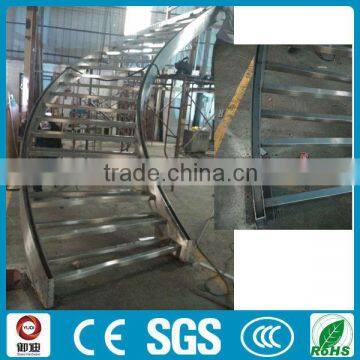 Double Beam Stainless Steel Curved Stair photo-4
