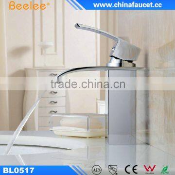 Waterfall Bathroom Sink Vanity Basin Faucet Sanitary Ware