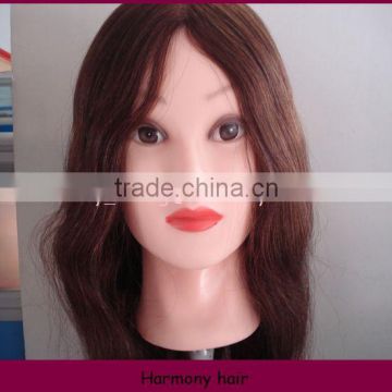 Hot selling Stock black mannequin heads with hair