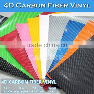 SINO STICKER Factory Price Wrap Sticker Film 4D Carbon Fiber Vinyl photo-6