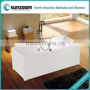 cUPC square free standing bathtub,cheap square bathtub,luxury tubs