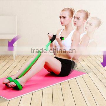 Fitness Leg Step Spring Exerciser/Pull up Exerciser With Handle Resistance/Gym Equipment photo-4