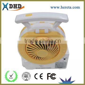 Shenzhen Factory Direct Sale Multifunction Solar Power Bank With Radio and Fan photo-4