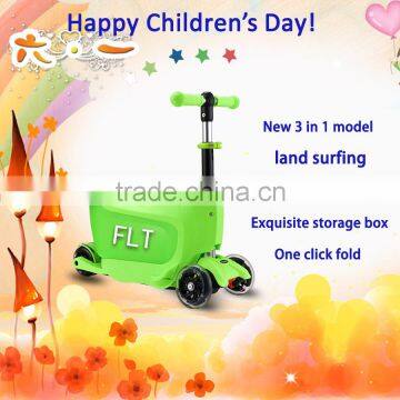 Made in China New Patent 3 in 1 Multi-functional Kids Scooter photo-5
