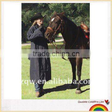 Horsemen riding slickers long rainwear