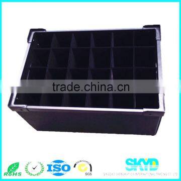 Moisture Resistance Household Plastic Corrugatedcoroplast Turnover Boxes With Divider