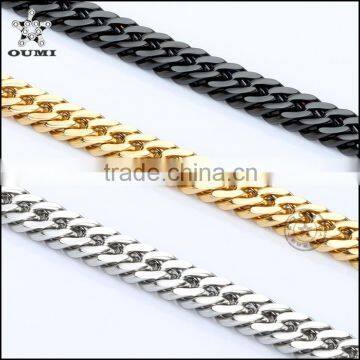 Fashion Metal Chain Stainless Steel Chain Double Curb Chain Necklace Jewelry photo-6