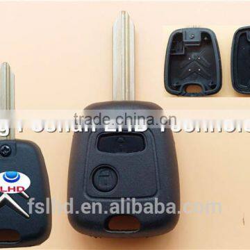 Wholesale Citron remote key shell (X type)with square button for Citron 2 button car key blank case cover