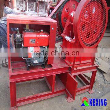 Diesel engine stone jaw crusher for sale