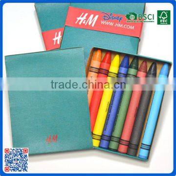 2016 customed crayon in box for school stationery with high quality