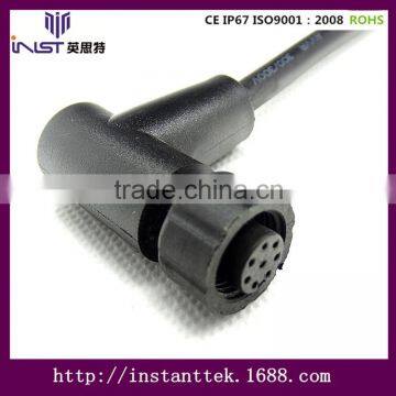 INST M12 Bend Angle 8pin Waterproof Connector photo-2