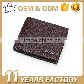 Fashion design exquisite human leather rfid blocking wallet