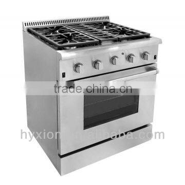 30 Inch Stainless Steel High-end Gas Stove 4 Burner Price Lower