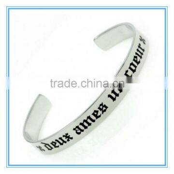 Stainless Steel Flat Curb Bracelet photo-4