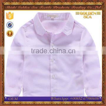 custom comfortable breathable spring fancy design boys shirt