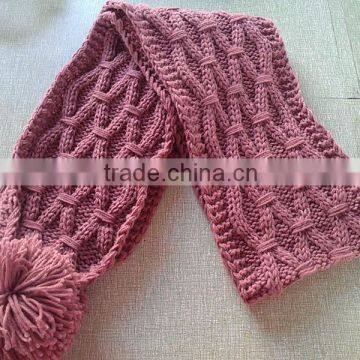 Fancy Women Winter Twist Latest Acrylic Knitting Scarf