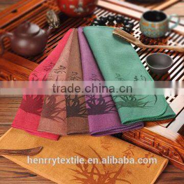 Tea set clean cotton towels