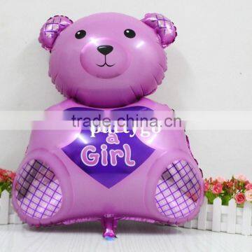 Promotional foil baby bear shape balloon for children Baby Shower Decor