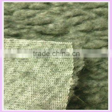 Wool Fabric 80 Wool 20 Polyester Knitted Wool Fabric Sherpa Faux Fur Raw Material for Shoe Making China Supplier photo-4