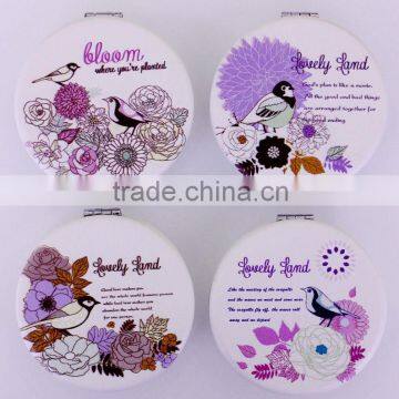 2014 hot lovely land samll hand held mirrors for wholesale,MB137