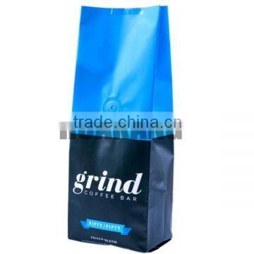 Alibaba Website food grade coffee packaging bag with valve