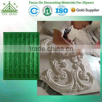 Decorative Plaster 3D Wall Panel Gypsum Fiberglass FRP Moulds Mold