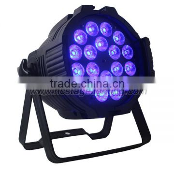 Super brightness 18X15w 5 in 1 RGBWA led par64 light