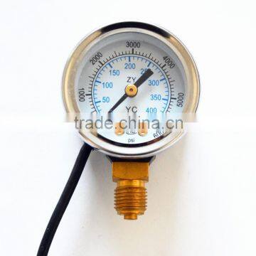 high quality small pressure gauge from ningbo zend factory