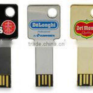 gift metal key shaped usb stick