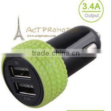 New Design mini 3.4a Usb Car Charger