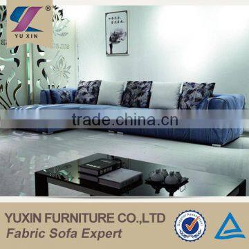 Modern living room furniture/2014 new design fashion fabric sofa