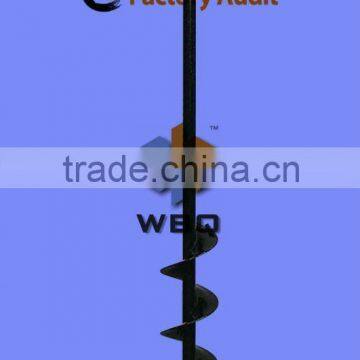 ground screw anchor for wire mesh fence (bending triangular of top)ZYP