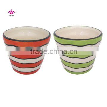 ocean pattern ceramic cheap small flower pots,ceramic mini flower planter