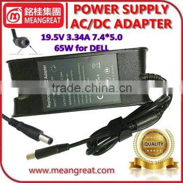 High quality Laptop Charger 19.5V 3.34A 7.4*5.0 for Dell PA12